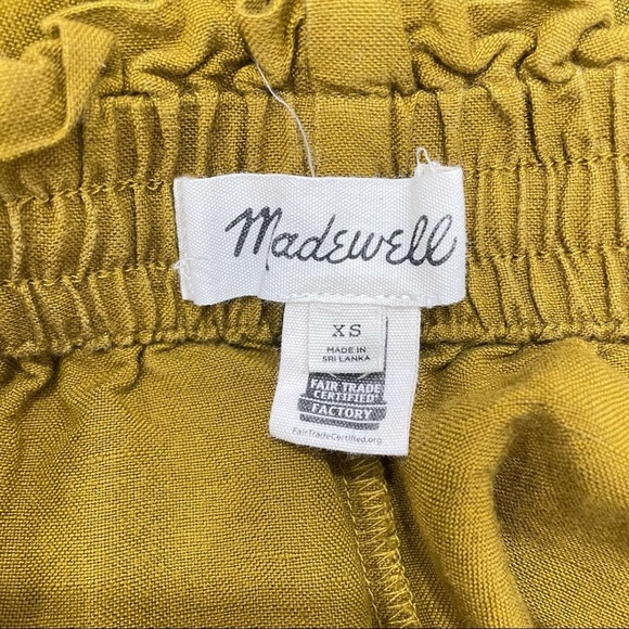Madewell Linen-Cotton Drawstring Pull-On Shorts Size XS - Picture 8 of 9